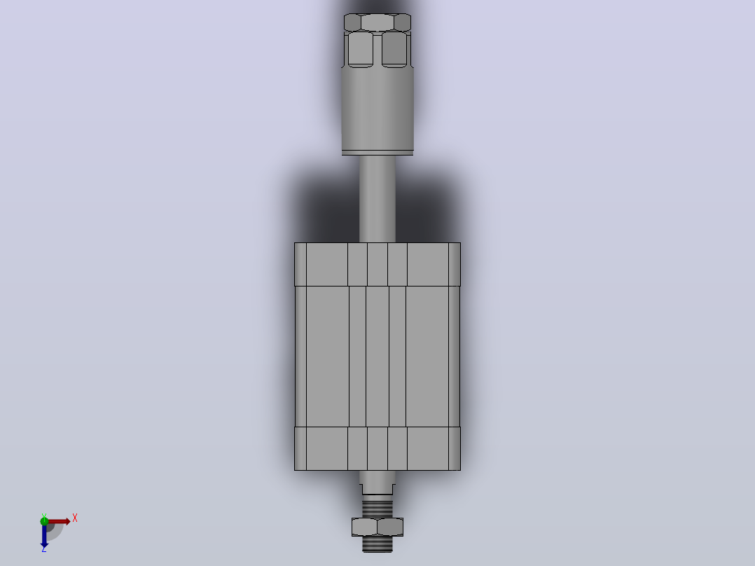 ACEJφ32~φ63紧凑型气缸[ACEJ40×30-20SBT]俯视图