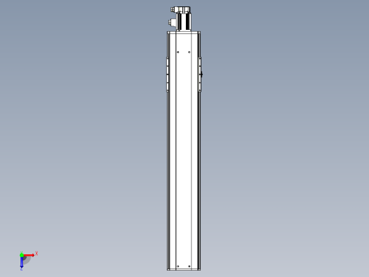 日规模组半封闭丝杆TPA-HNR-220D-3210C-L1100-M-Y-P1K-N3俯视缩略图