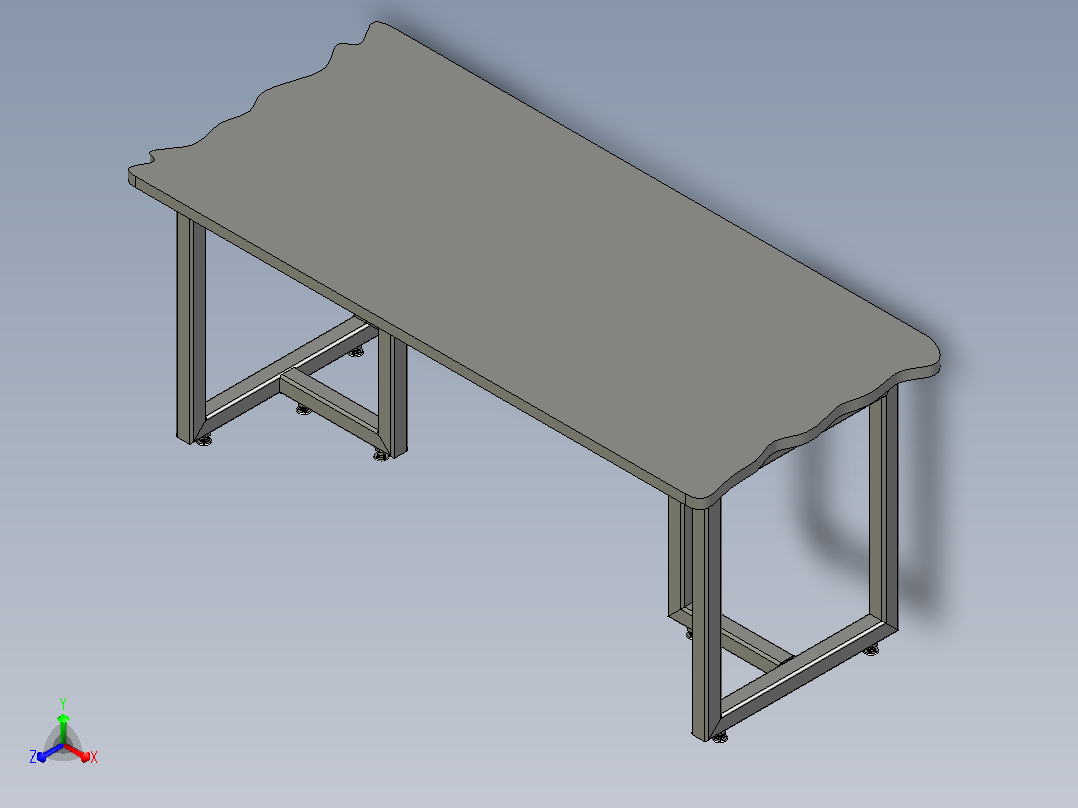 餐桌 5正等轴测图