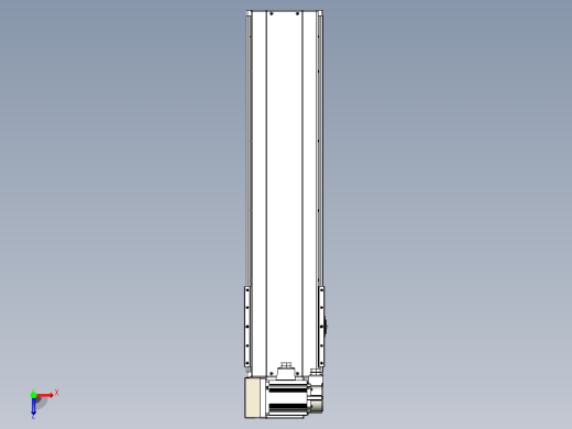 皮带直线轴半封闭可选导轨TPA-HNB-220D-176-L650-LU-C-P1K-N3俯视缩略图