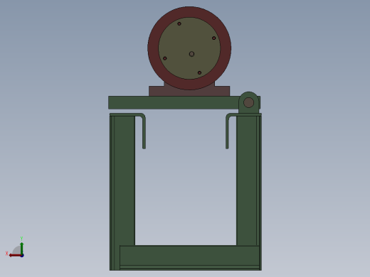被动轮机构（环形分坯机部分结构）后视缩略图