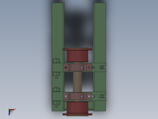 被动轮机构（环形分坯机部分结构）俯视缩略图
