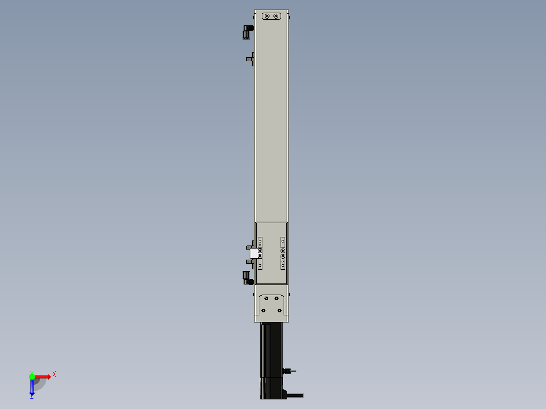 Toyo东佑达直线模组-ECH6-350-BC+煞車-反-M5俯视图