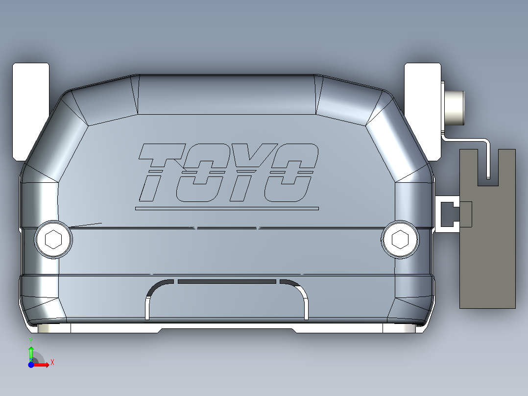 Toyo东佑达直线模组-ETH10-1050-M前视图