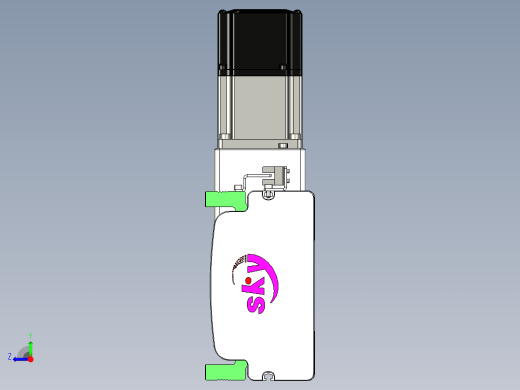 同步带滑台-半封闭B13-L90-S1000-R-P40-D3右视缩略图