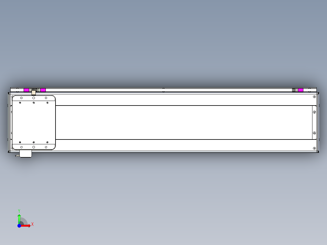 威洛博LC系列3d模型模组LC22H1Y-S950前视图
