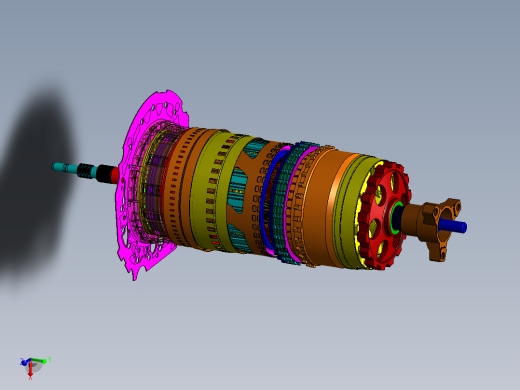 6AT液力自动变速器结构设计