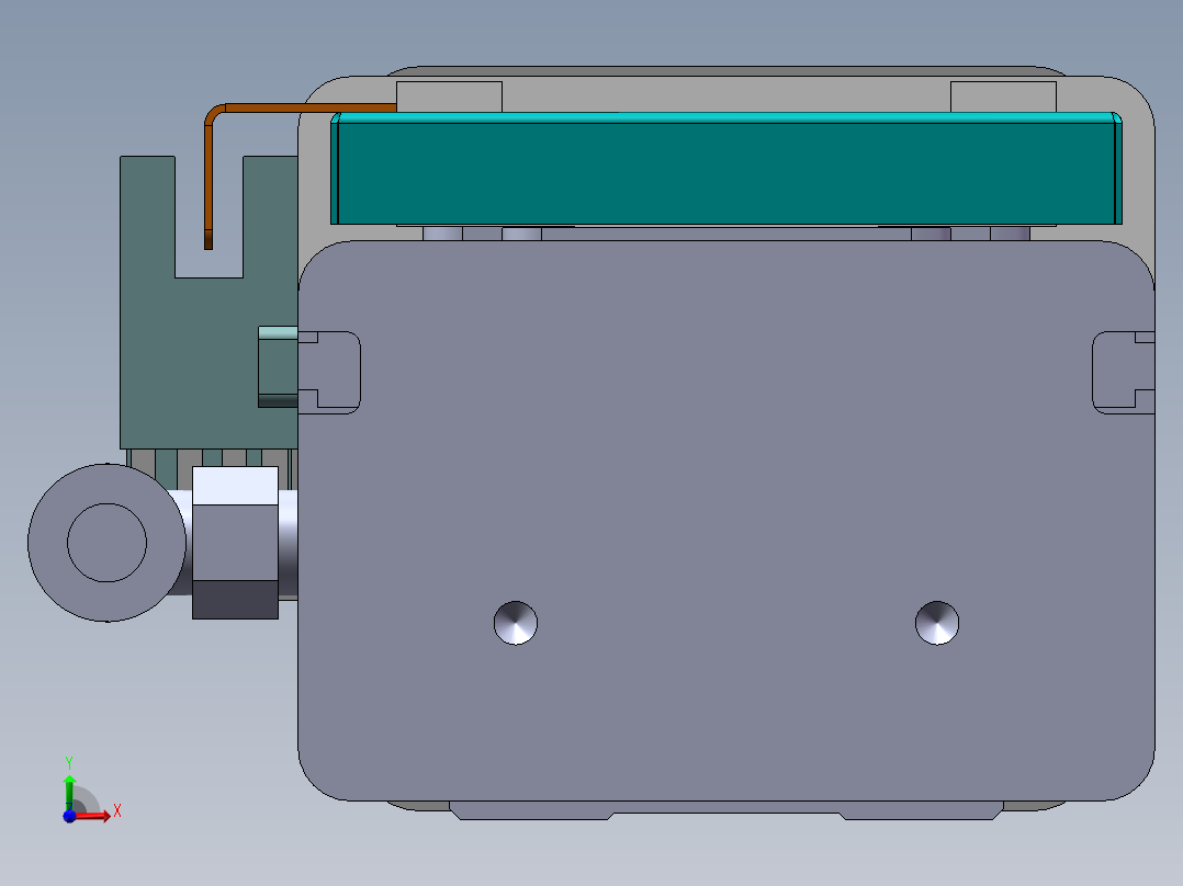 MCH丝杆全封闭MCH6M-BC-57前视图