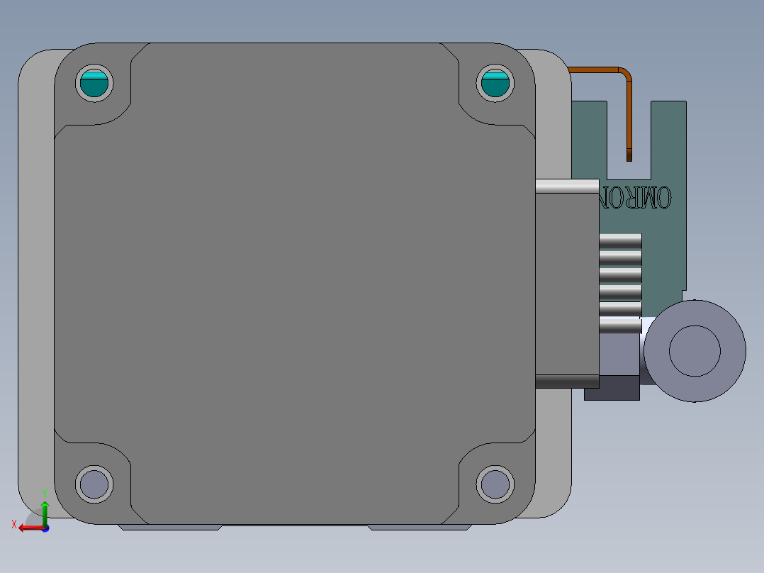 MCH丝杆全封闭MCH6M-BC-57后视图