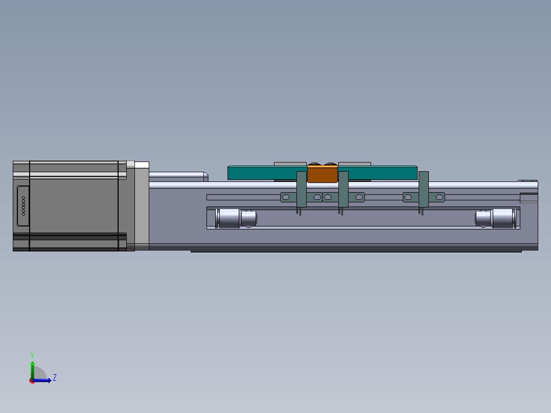 MCH丝杆全封闭MCH6M-BC-57左视图