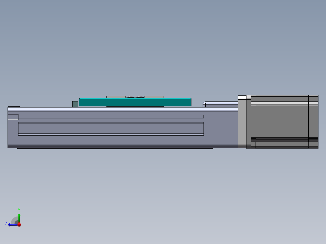 MCH丝杆全封闭MCH6M-BC-57右视图