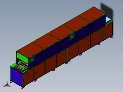 全自动屏幕三合一点胶固化机