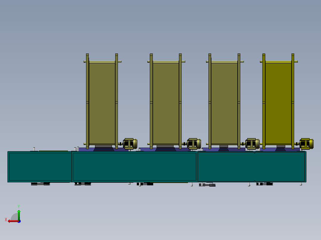 带式红枣分级设备的设计-分选机【三维SW模型】【含14张CAD图纸】后视图