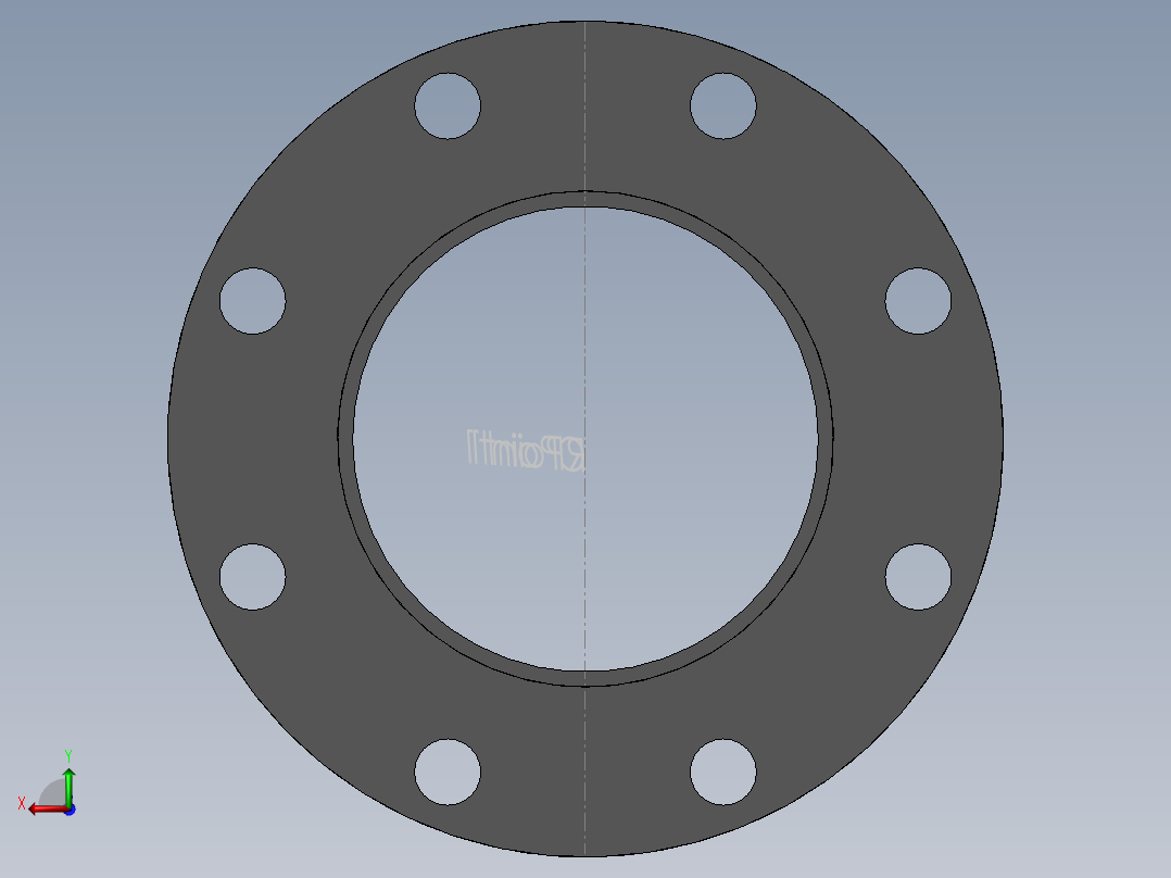 PVC管件-6in_Flange后视图