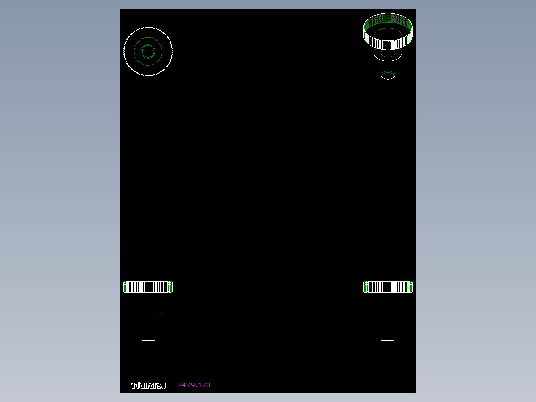 把手(鋼材)2479-2D多系列多零件图纸模型
