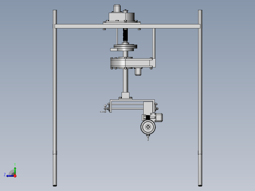 小型切割机船体甲板切割机右视图