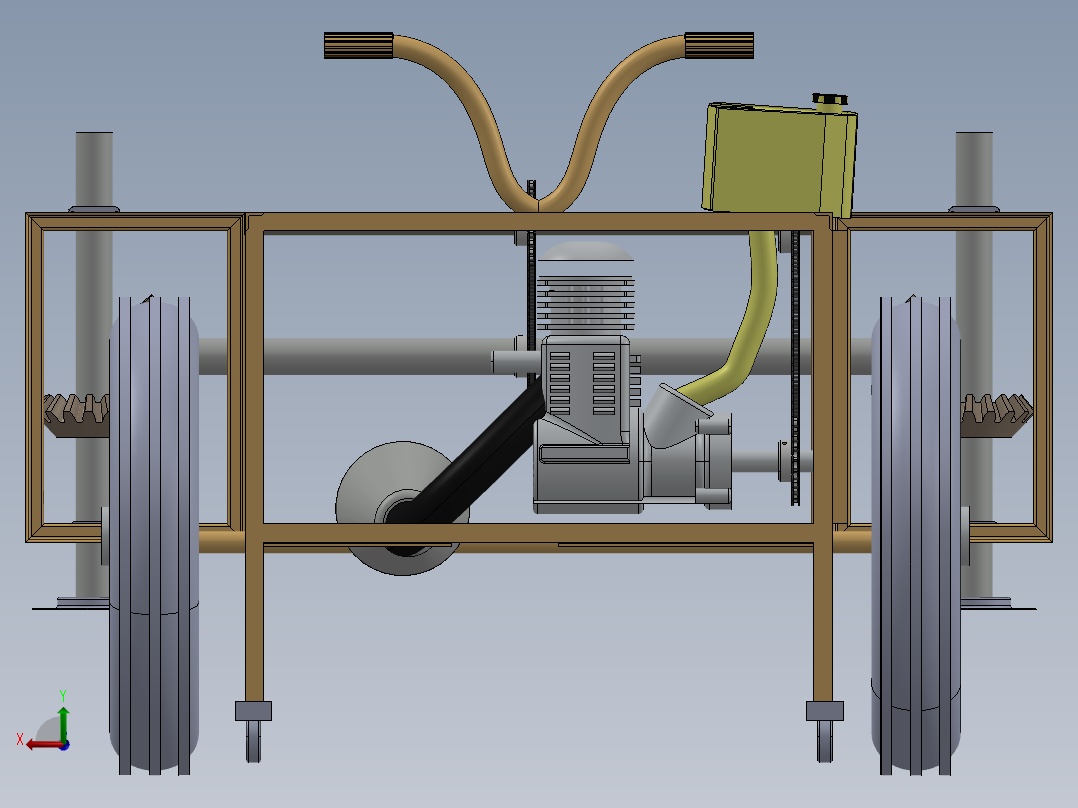甘蔗收割机agricultural-harvester-IGS SW后视图
