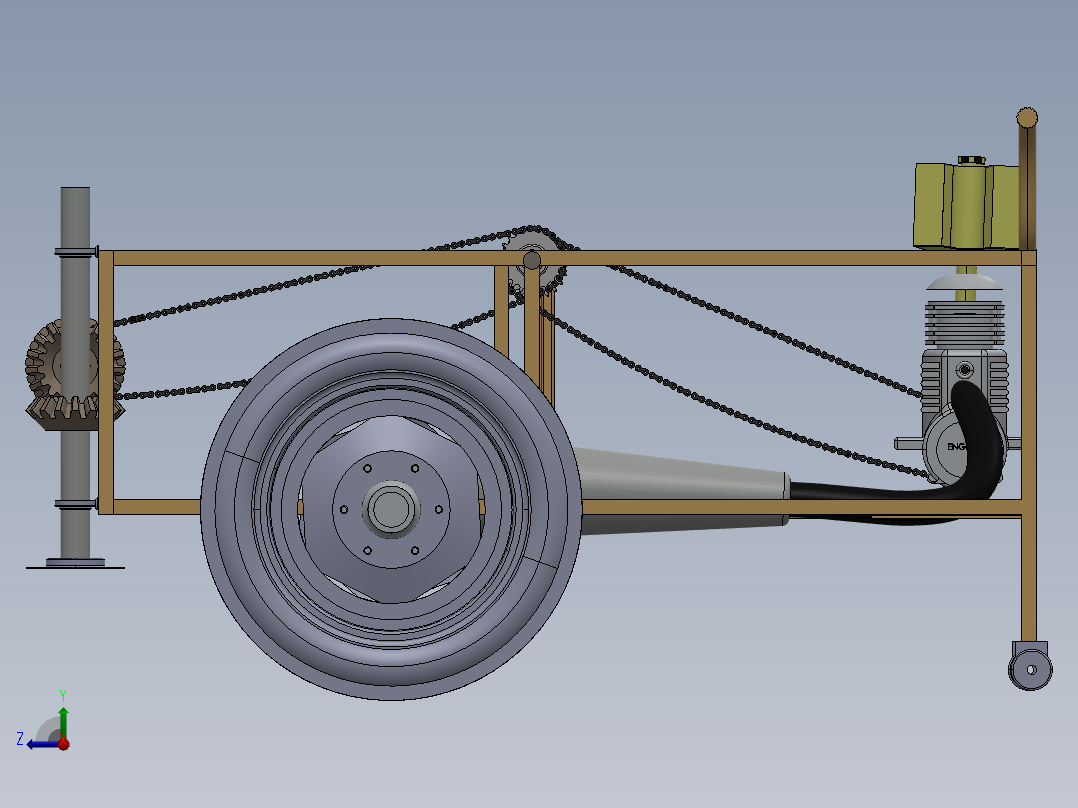 甘蔗收割机agricultural-harvester-IGS SW右视图