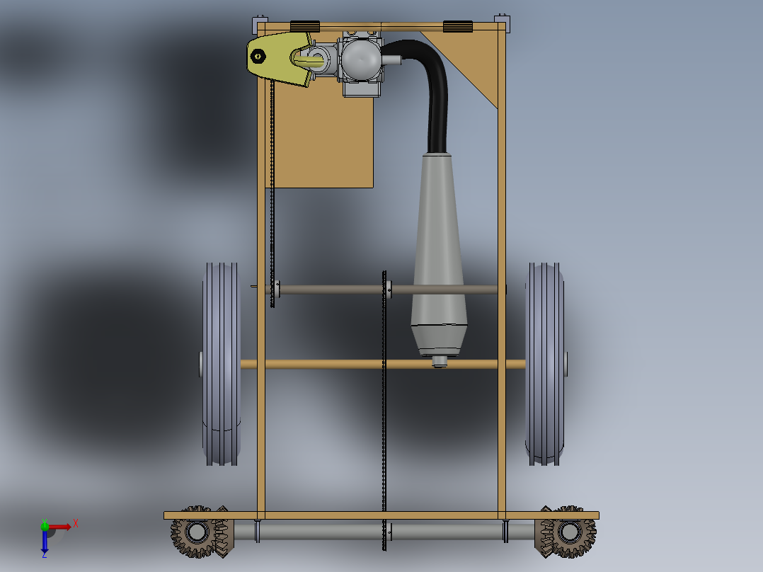 甘蔗收割机agricultural-harvester-IGS SW俯视图