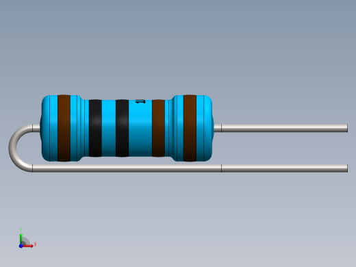 电容器 二极管 电阻器-Resistor Vertical 1K Ohm 1W
