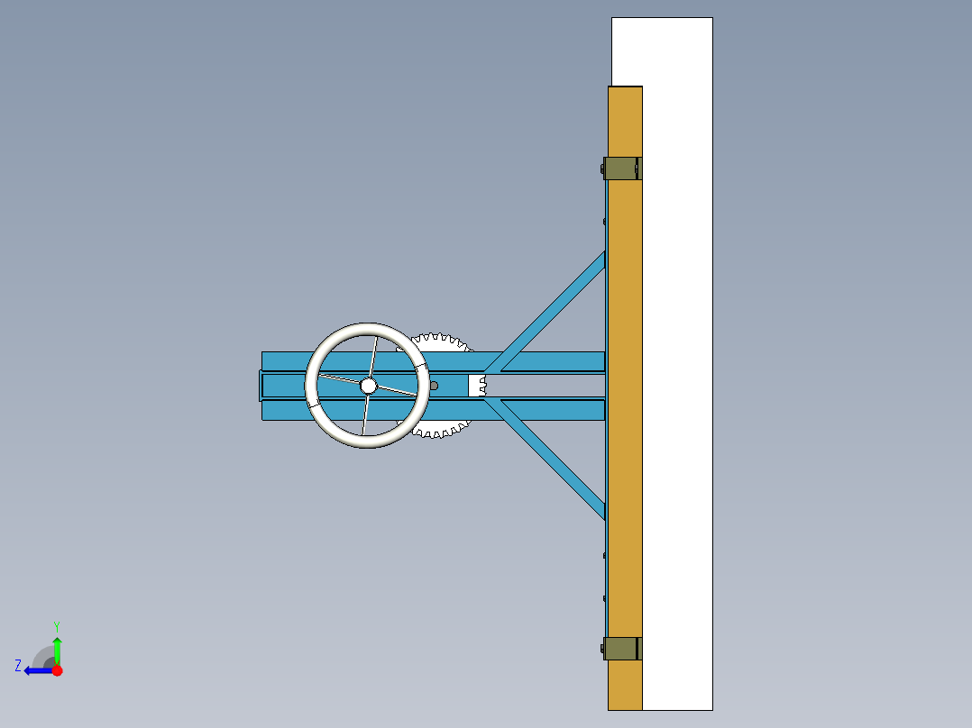 绞车 卷扬机 (2)右视图