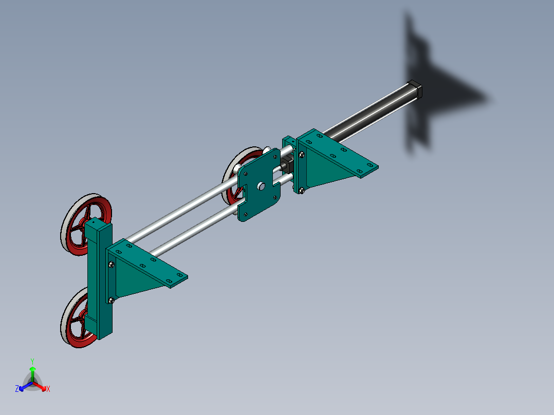 绳索张紧器正等轴测图