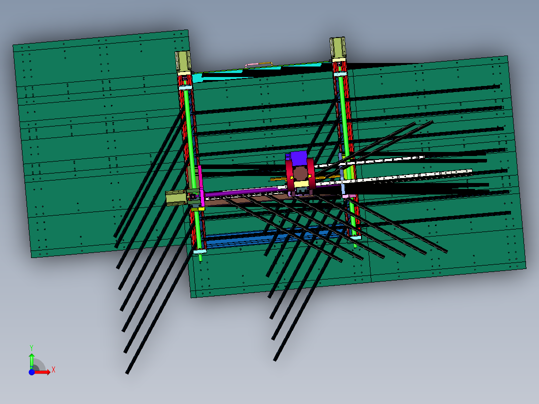 实木家具出榫木工机械前视图