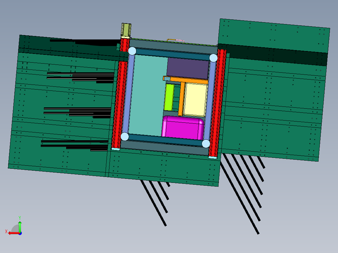 实木家具出榫木工机械后视图
