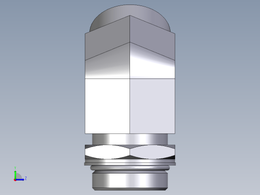 卡套式工业通用硬管接头EO_Adjustable_locknut_45_deg_elbow_VEE35LMOROMDCF左视缩略图