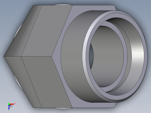 卡套式工业通用硬管接头EO_Adjustable_locknut_45_deg_elbow_VEE35LMOROMDCF俯视缩略图