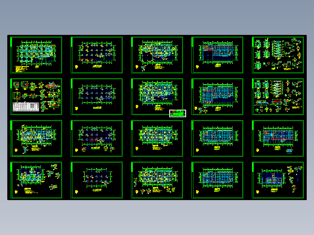 金华某办公楼建筑结构全套图纸