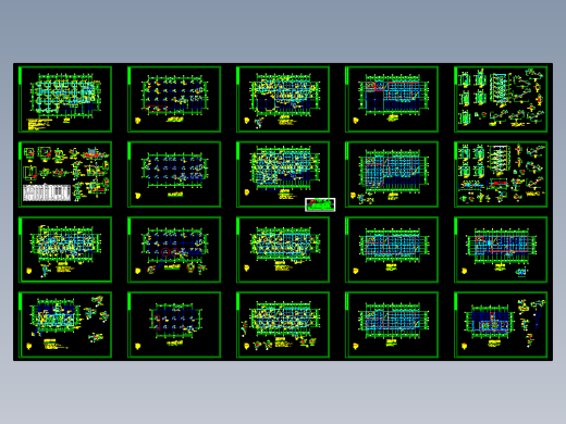金华某办公楼建筑结构全套图纸