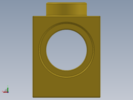 乐高机械组积木（横梁）-654124 Bright Yellow Brick 1 x 1 with Hole后视缩略图