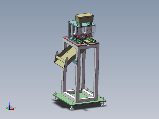 双边裁切机（sw18可编辑+工程图）