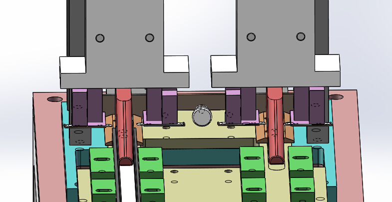 双边裁切机（sw18可编辑+工程图）