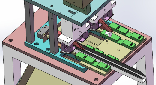 双边裁切机（sw18可编辑+工程图）缩略图