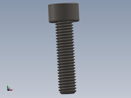 Screw_DIN_912_M5x20F_A2.SLDPRT公制内六角螺钉