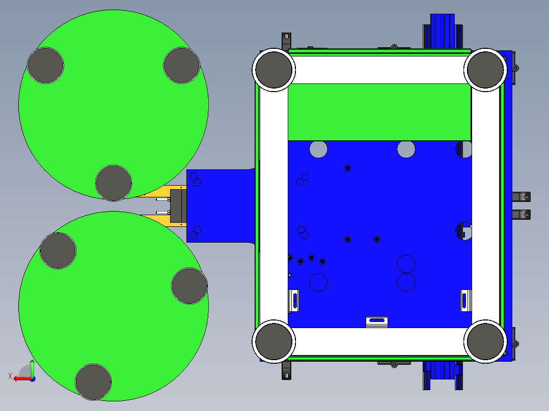 A3003577-振动盘供料机构后视图