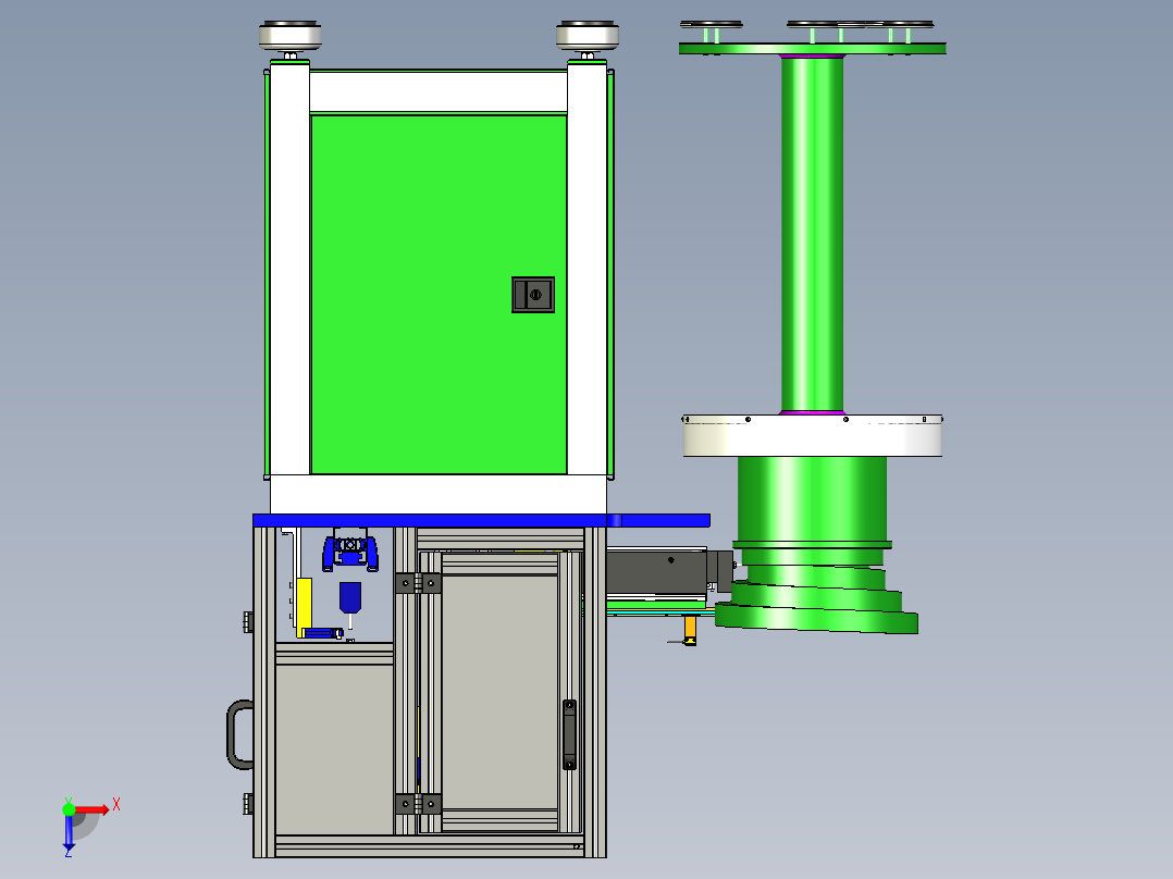 A3003577-振动盘供料机构俯视图