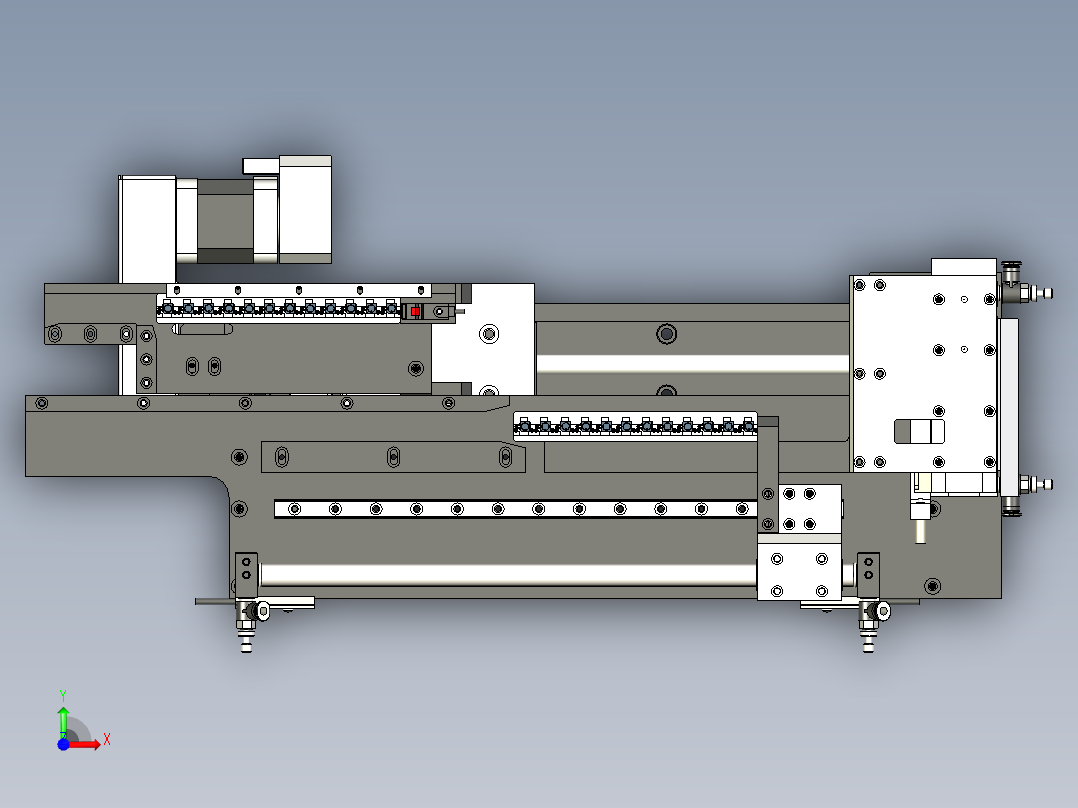 B3004142-夹具发送单元前视图