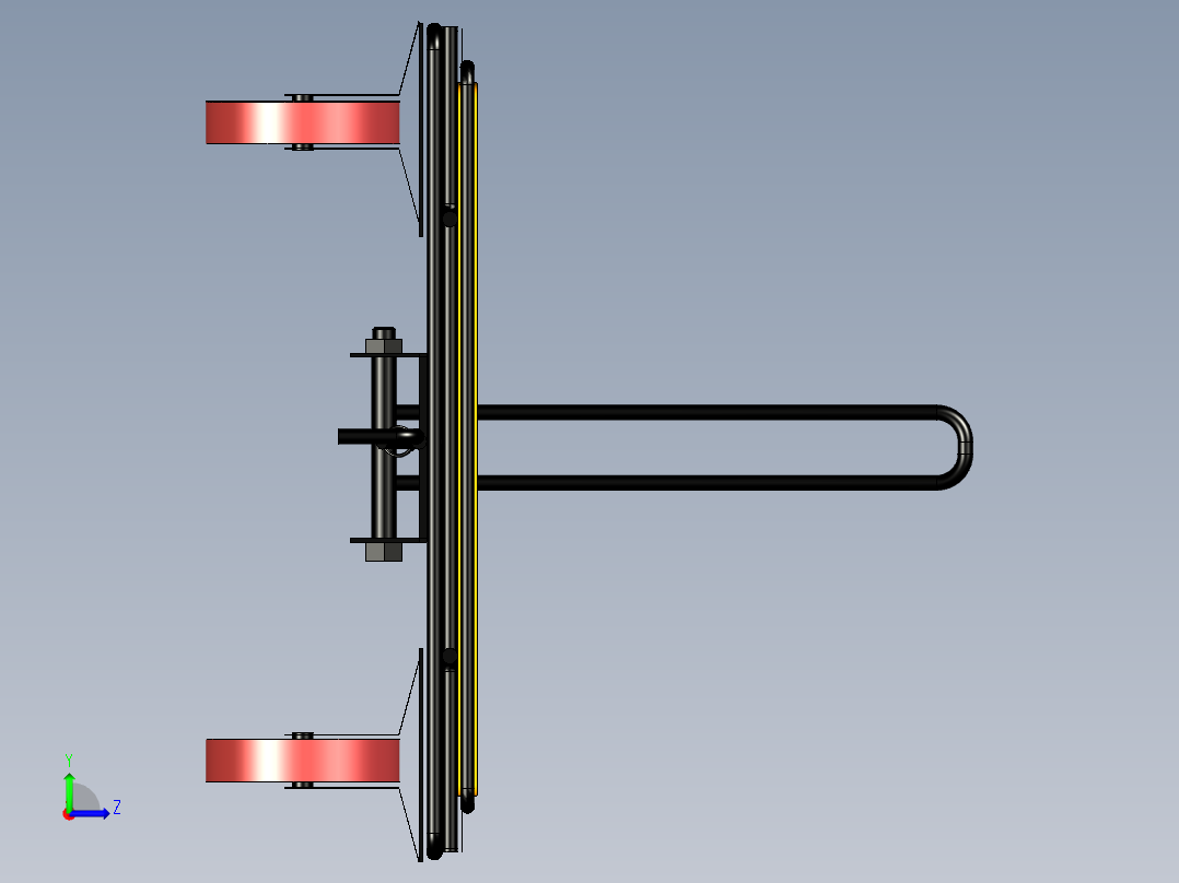 A3003611-手推车拖车左视图