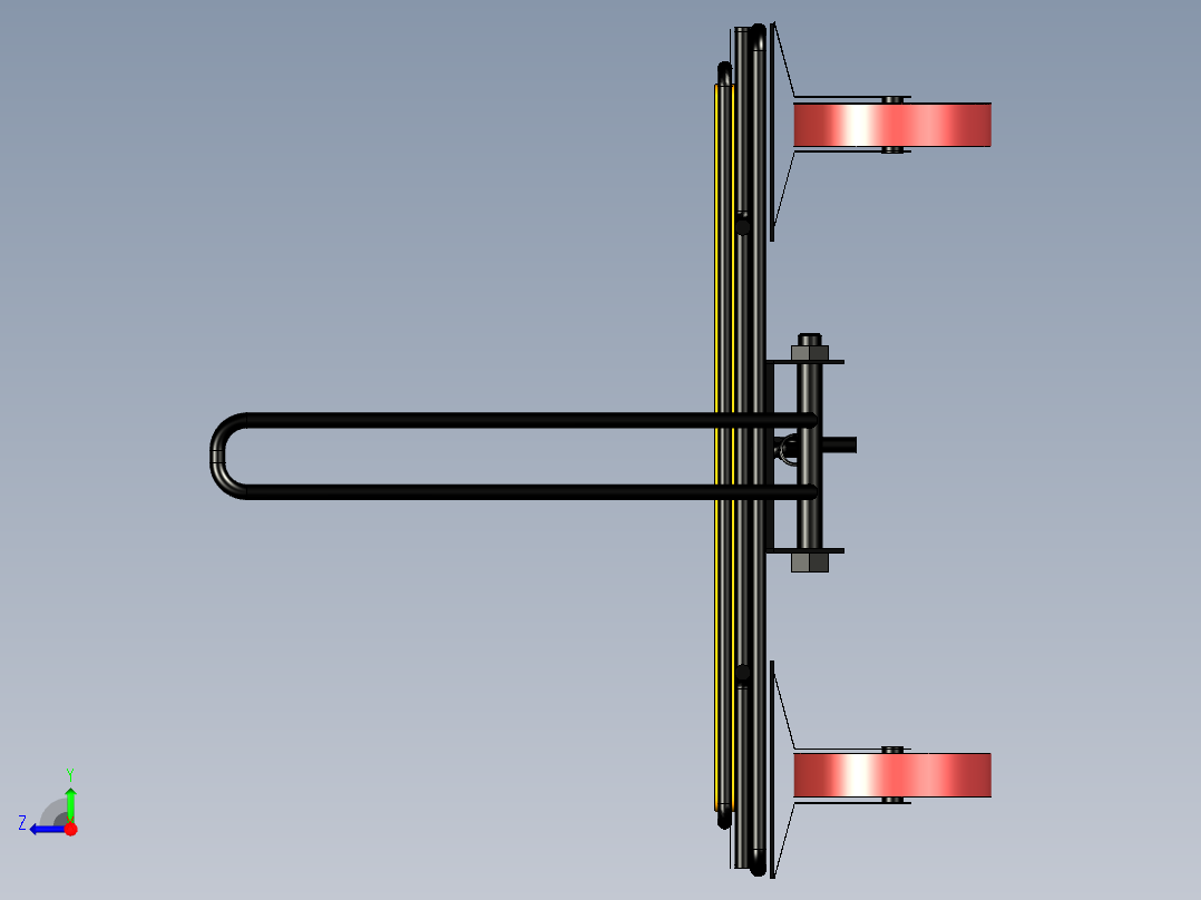 A3003611-手推车拖车右视图