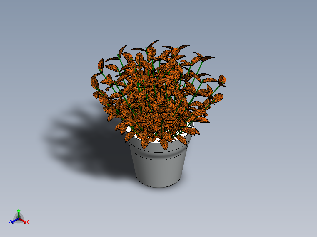 植物(60)正等轴测图