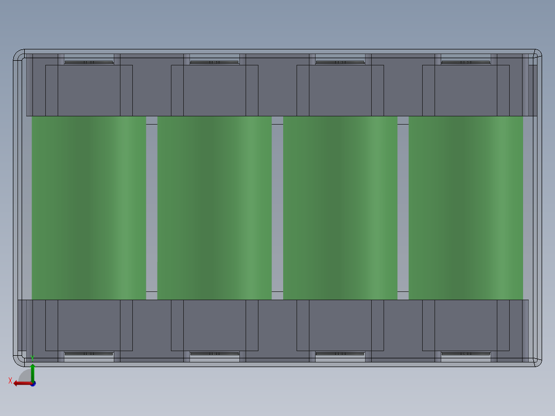 电池仓、电池(96)后视图