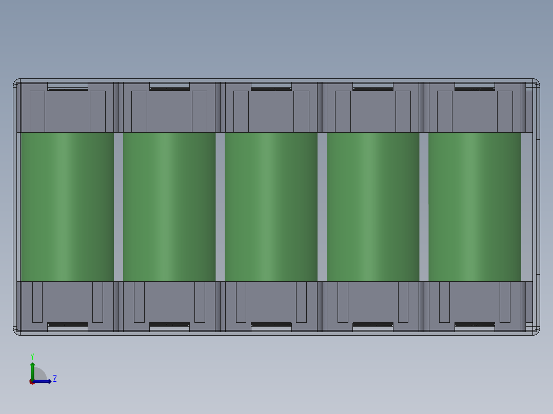 电池仓、电池(96)左视图