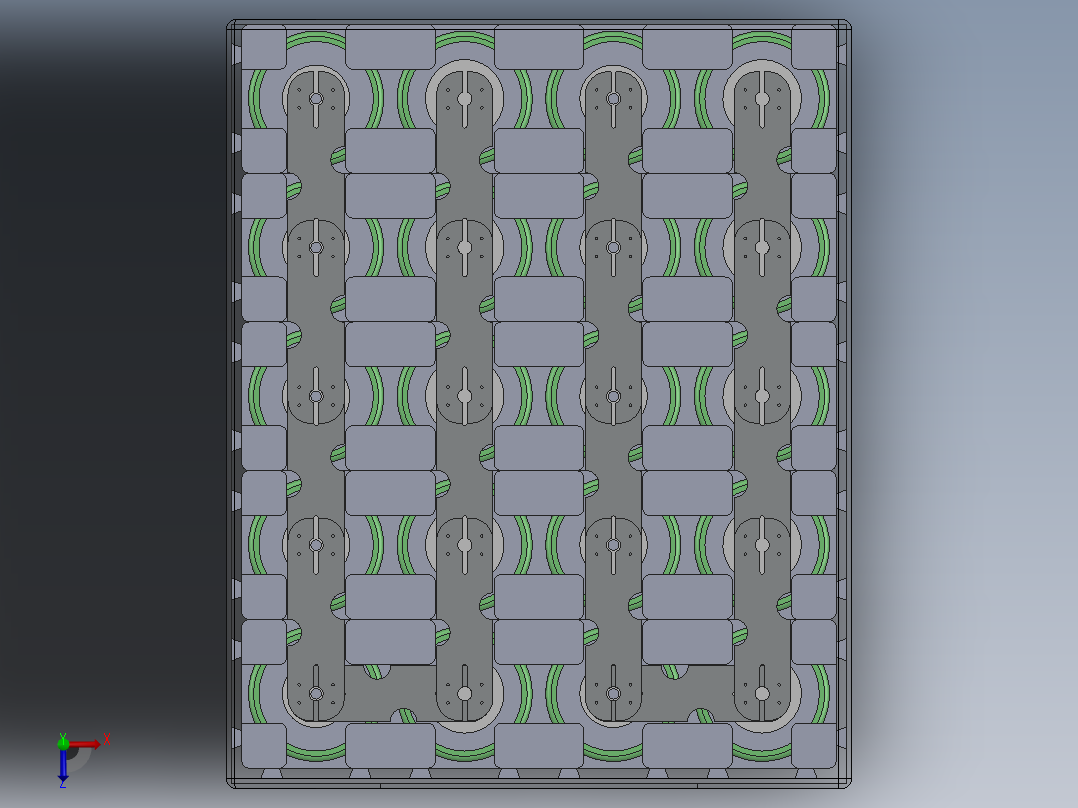 电池仓、电池(96)俯视图