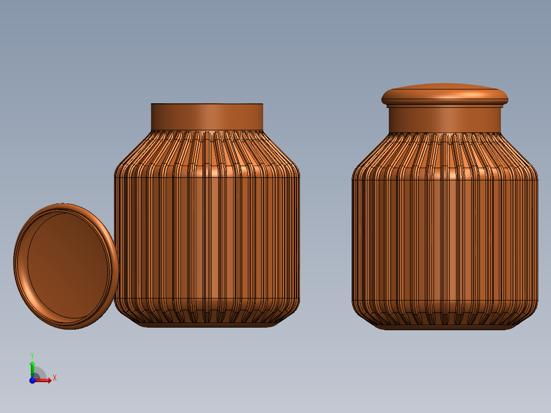 瓶子、罐子、桶(102)前视图