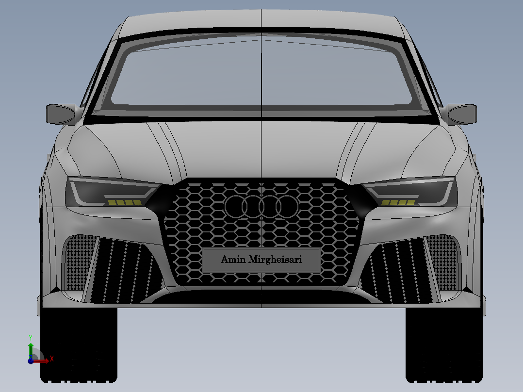 奥迪RS Q3前视图