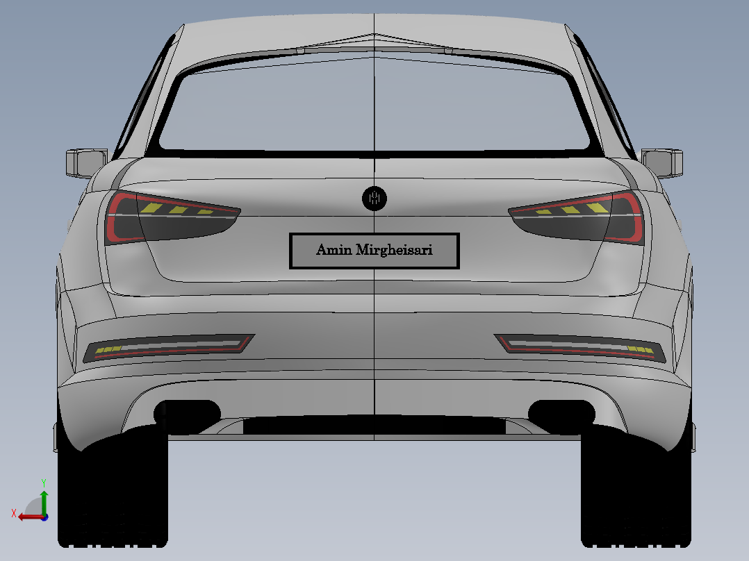 奥迪RS Q3后视图