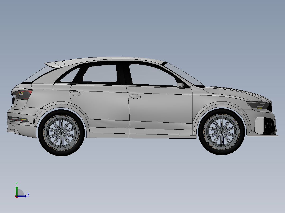 奥迪RS Q3左视图